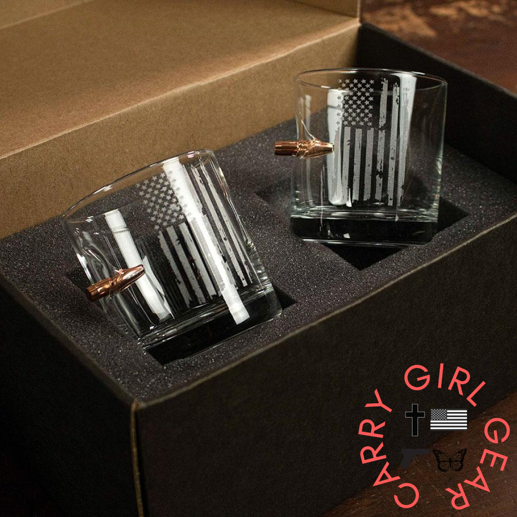 Patriotic Rocks Glass - 11Oz Yes Handmade