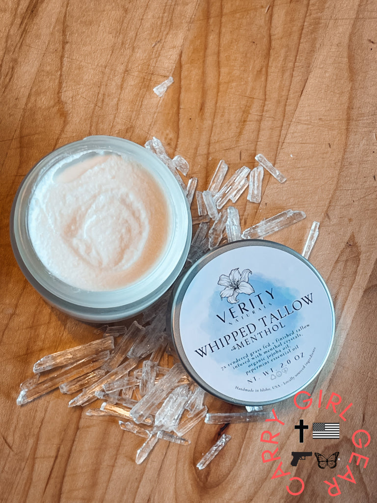 Peppermint Whipped Tallow With Menthol