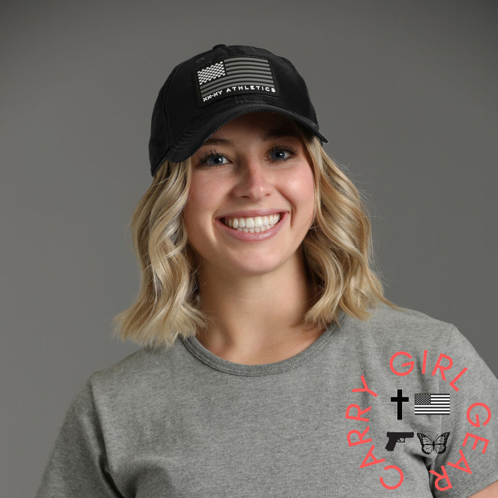 Performance Cap with Logo Flag Patch ONE