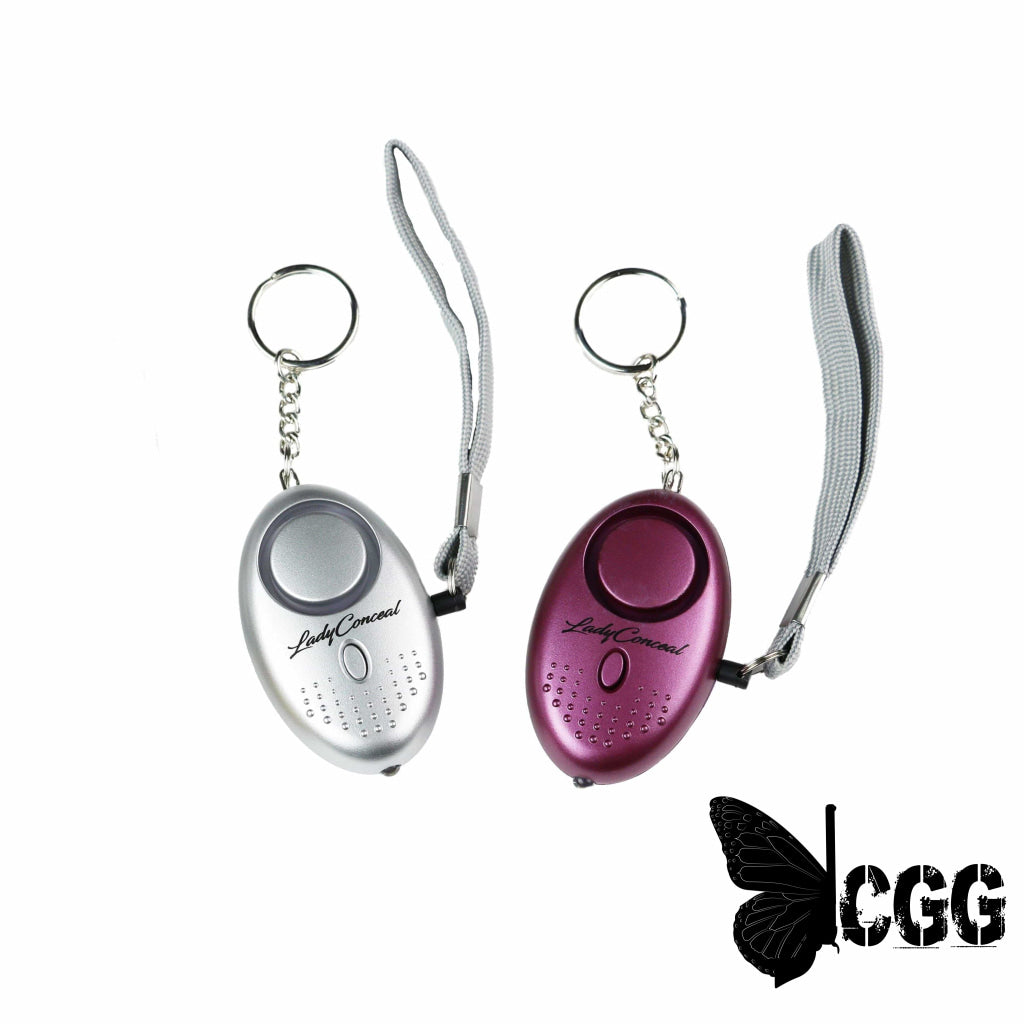 Personal Self-Defense Security Alarm Keychain Set By Lady Conceal Alarms