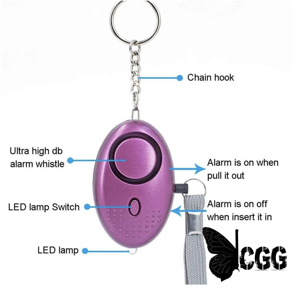 Personal Self-Defense Security Alarm Keychain Set By Lady Conceal Alarms