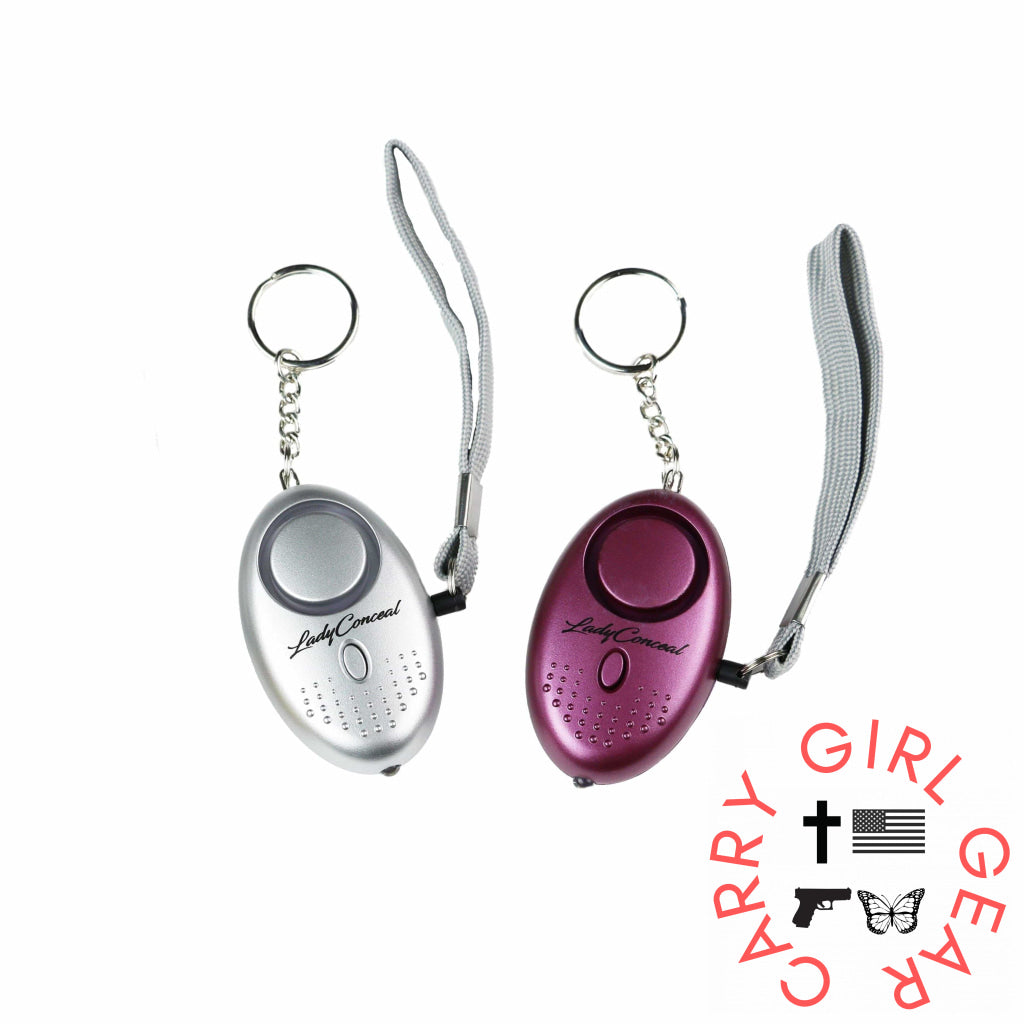 Personal Self-Defense Security Alarm Keychain Set By Lady Conceal Alarms