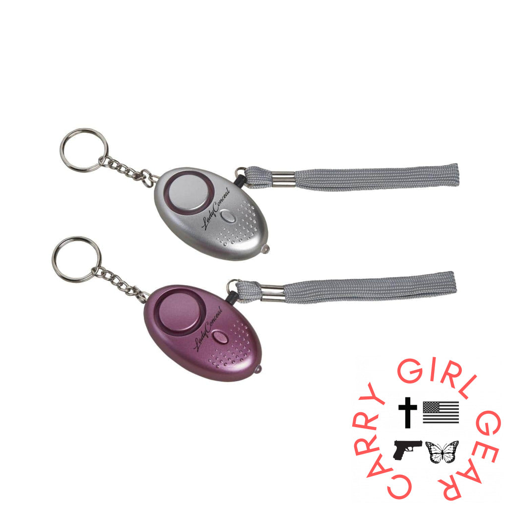 Personal Self-Defense Security Alarm Keychain Set By Lady Conceal Alarms