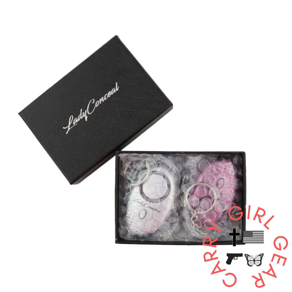 Personal Self-Defense Security Alarm Keychain Set By Lady Conceal Alarms