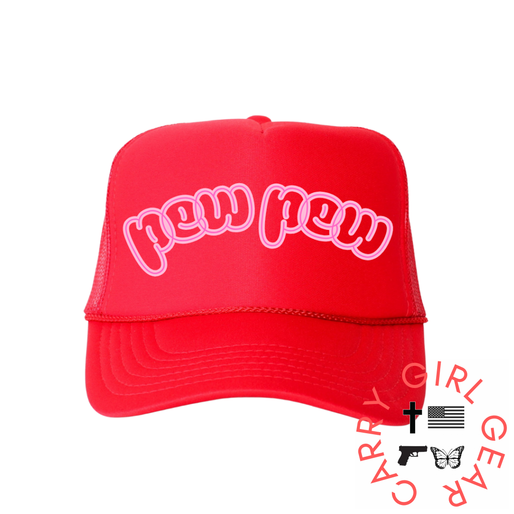 PEW PEW Trucker RED HOT