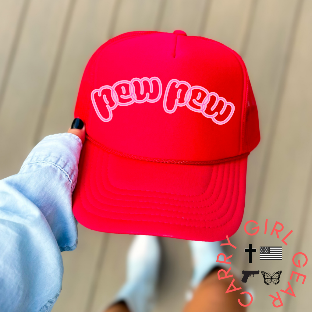 PEW PEW Trucker RED HOT