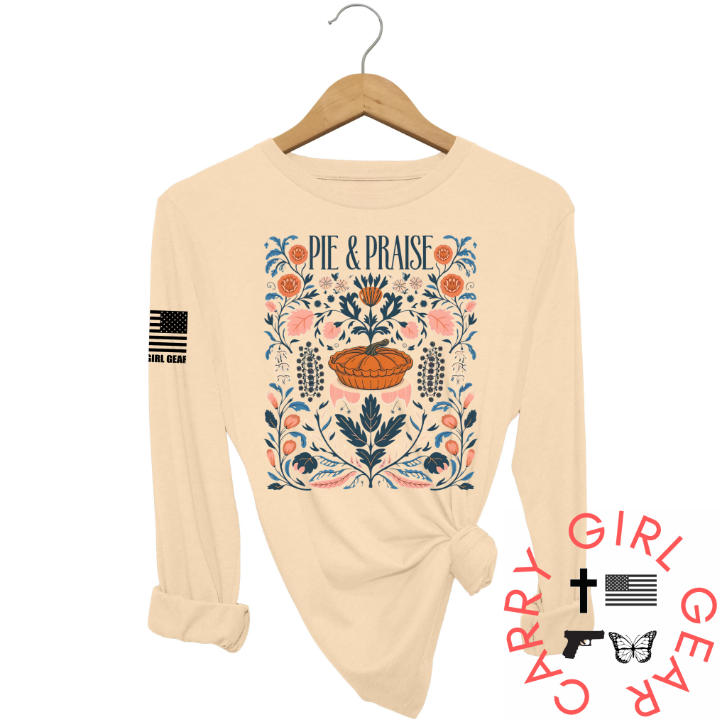 PIE & PRAISE LONG SLEEVE CREAM / XS