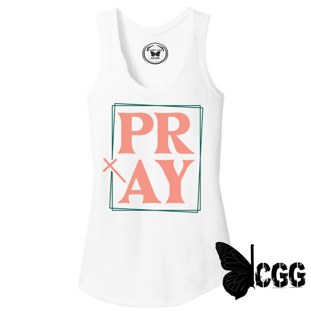 Pray Tank Top Xs / White Tank Top