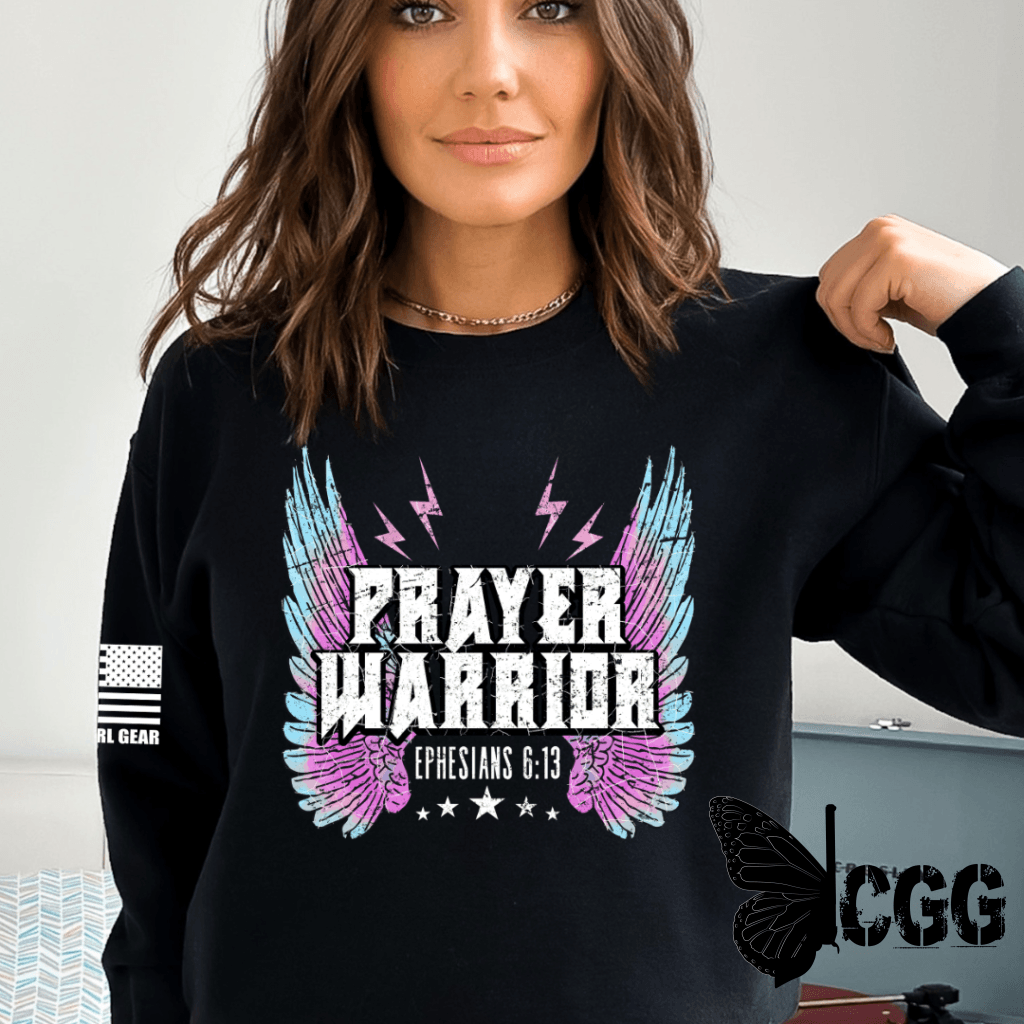 Prayer Warrior Hoodie & Sweatshirt Pullover / Black Xs