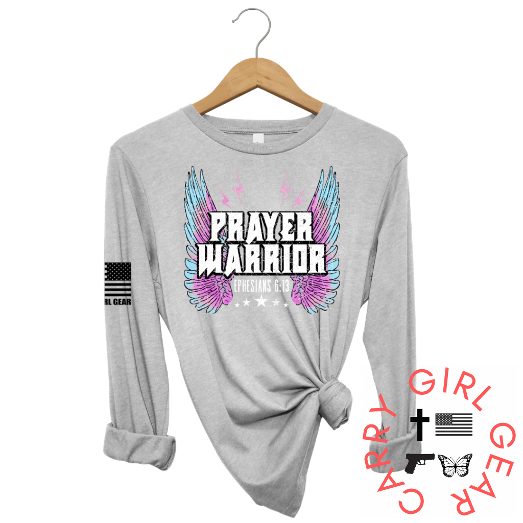 Prayer Warrior Long Sleeve Steel / Xs