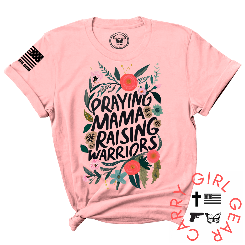 Praying Mamas Club Tee Xs / Pink Unisex Cut Cgg Perfect Tee
