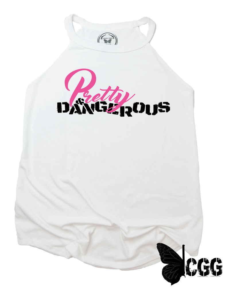 Pretty & Dangerous Badass Tank Xs / White Cgg Badass Tank