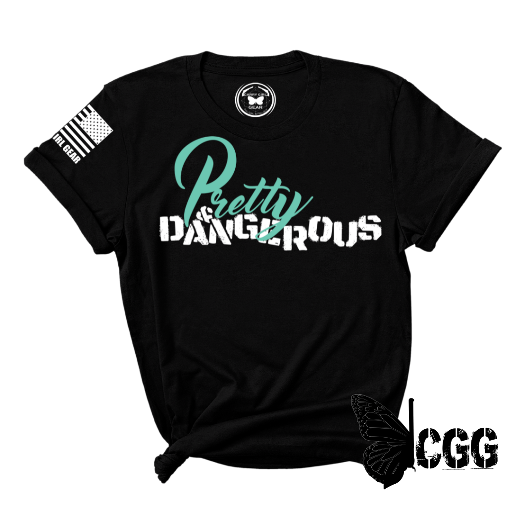 Pretty & Dangerous Tee Xs / Black Unisex Cut Cgg Perfect Tee