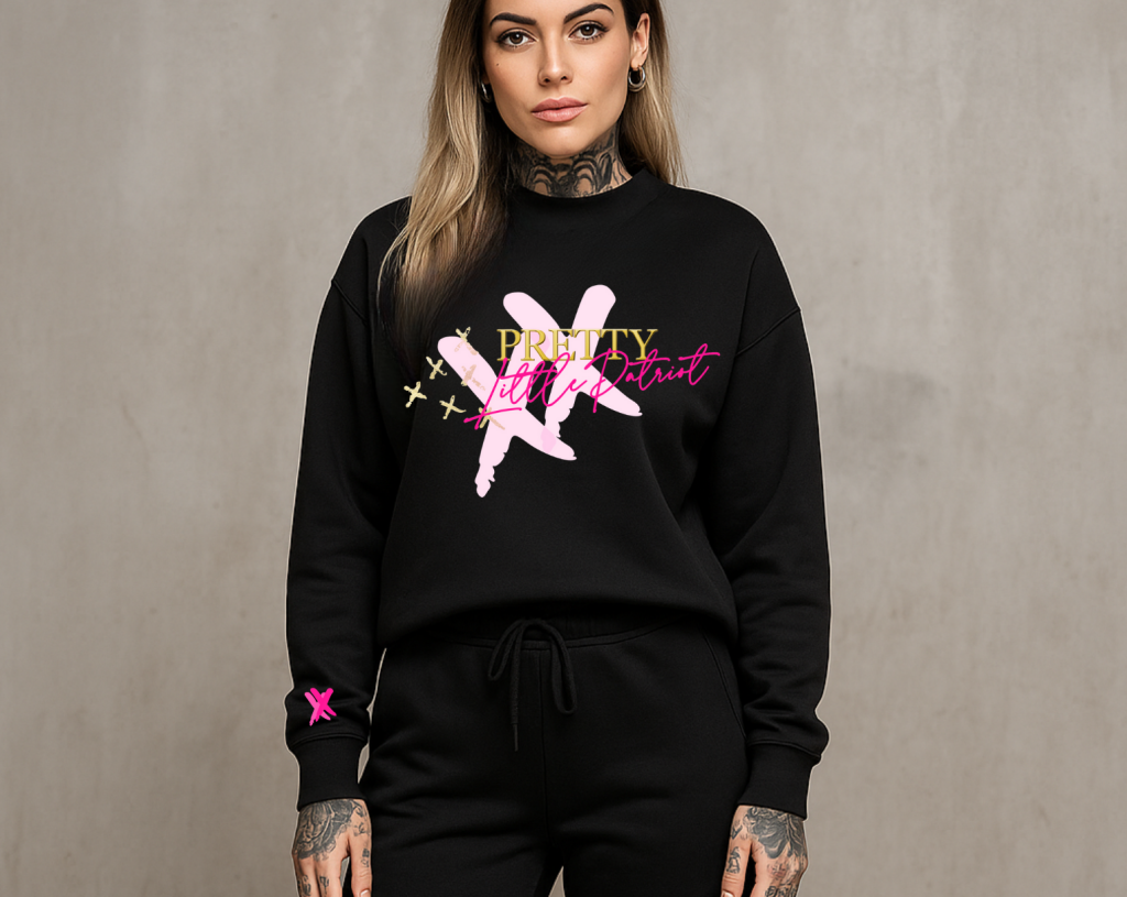 PRETTY LITTLE PATRIOT CREWNECK XS Clothing Set