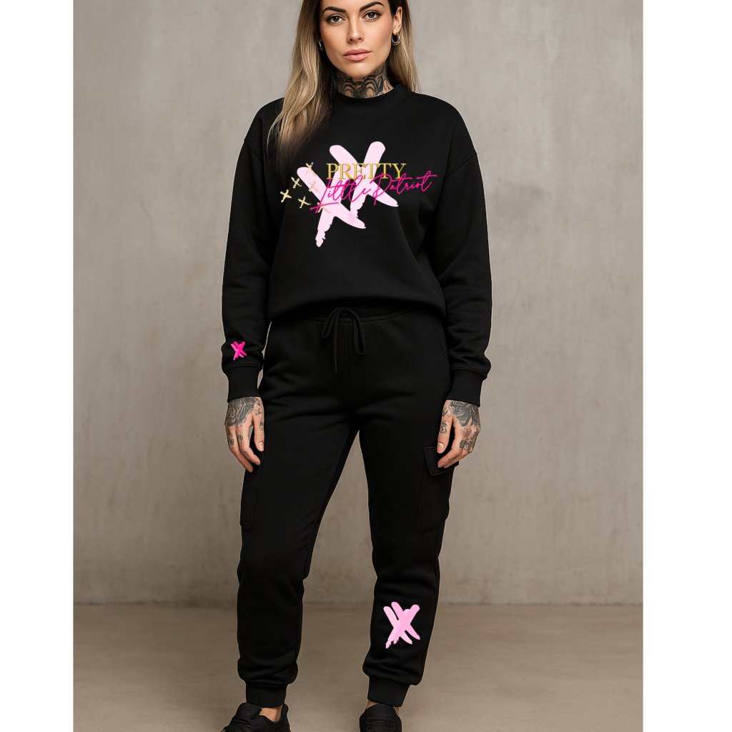 PRETTY LITTLE PATRIOT JOGGER SET MIDNIGHT / XS / XS Clothing Set