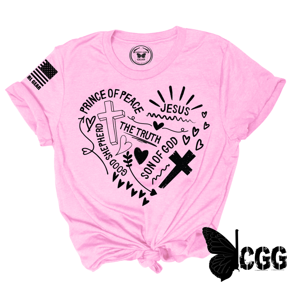 Prince Of Peace Tee Xs / Pink Unisex Cut Cgg Perfect Tee