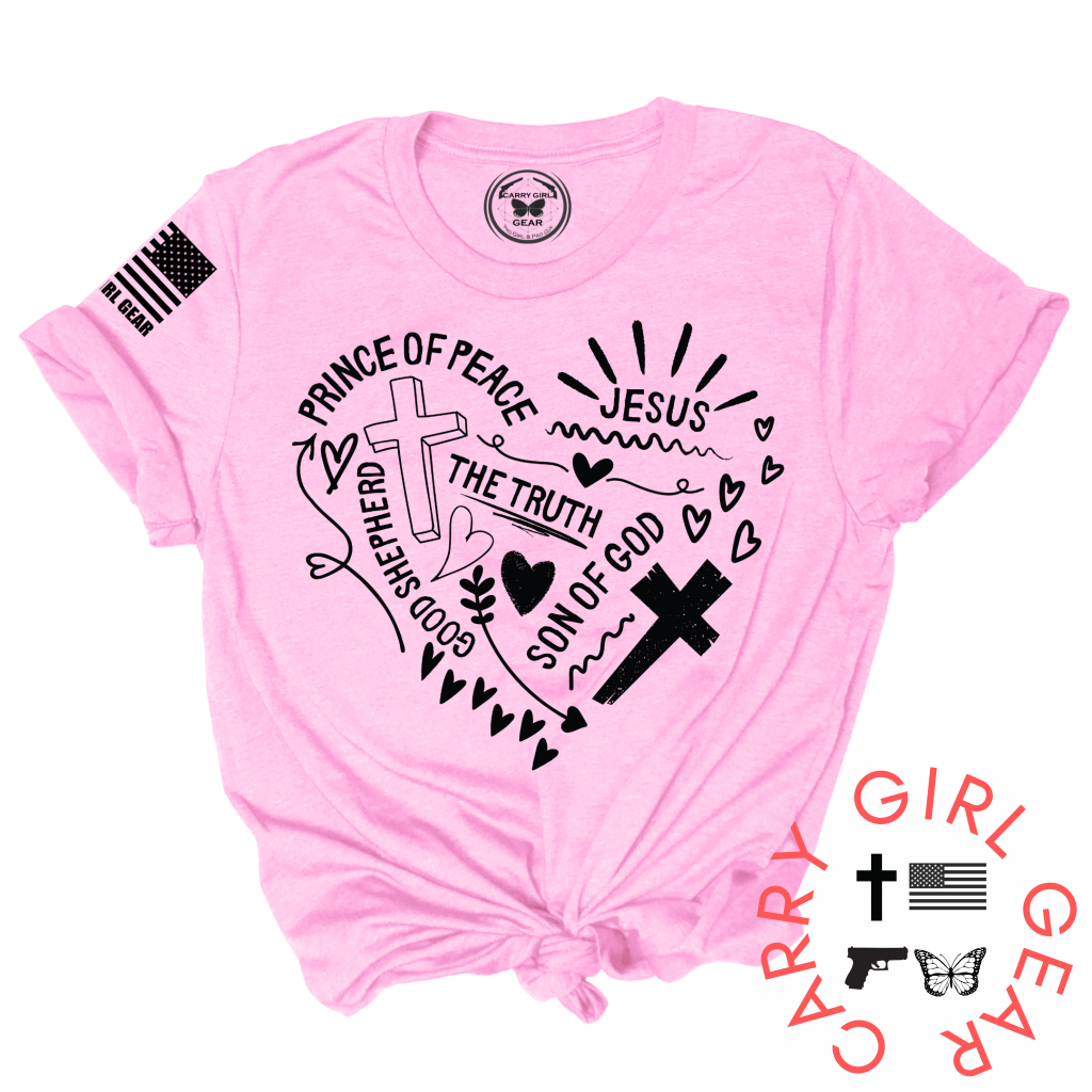 Prince Of Peace Tee Xs / Pink Unisex Cut Cgg Perfect Tee