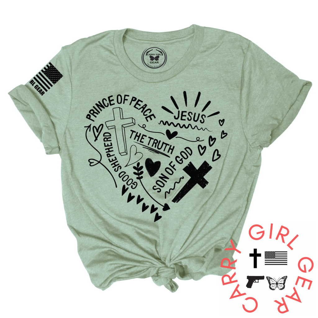 Prince Of Peace Tee Xs / Sage Unisex Cut Cgg Perfect Tee