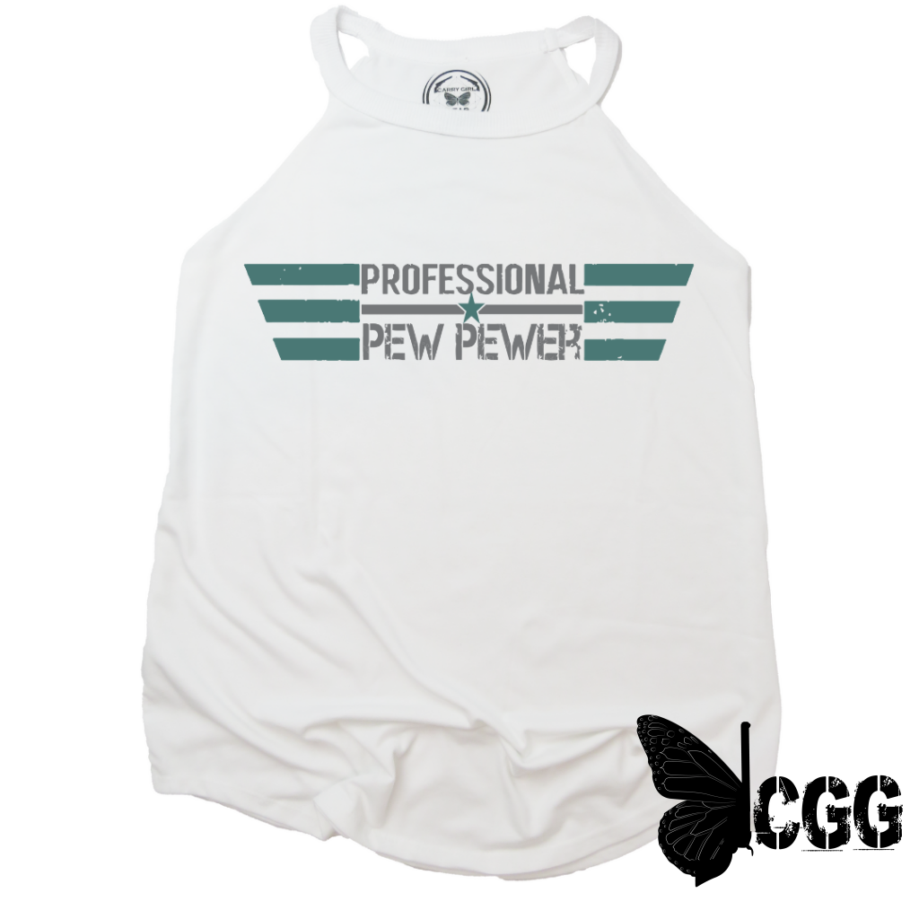 Professional Pew Pewer Badass Tank Xs / White Cgg Badass Tank