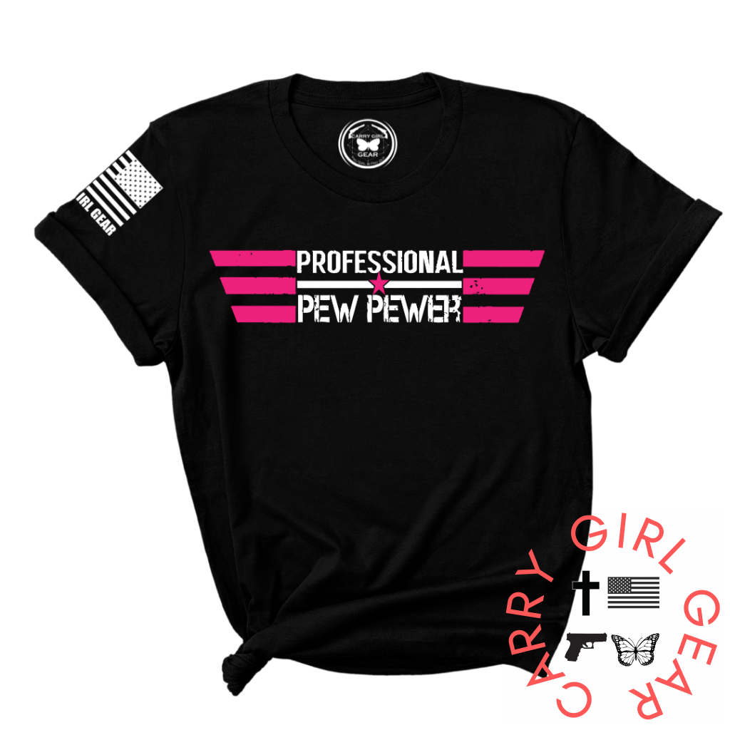 Professional Pew Pewer Tee Xs / Black Unisex Cut Cgg Perfect Tee