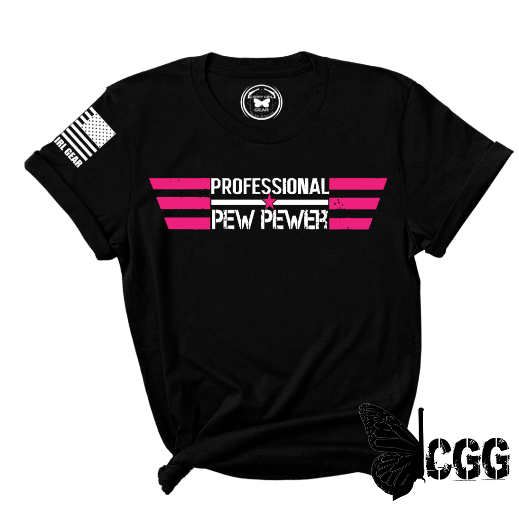 Professional Pew Pewer Tee Xs / Black Unisex Cut Cgg Perfect Tee