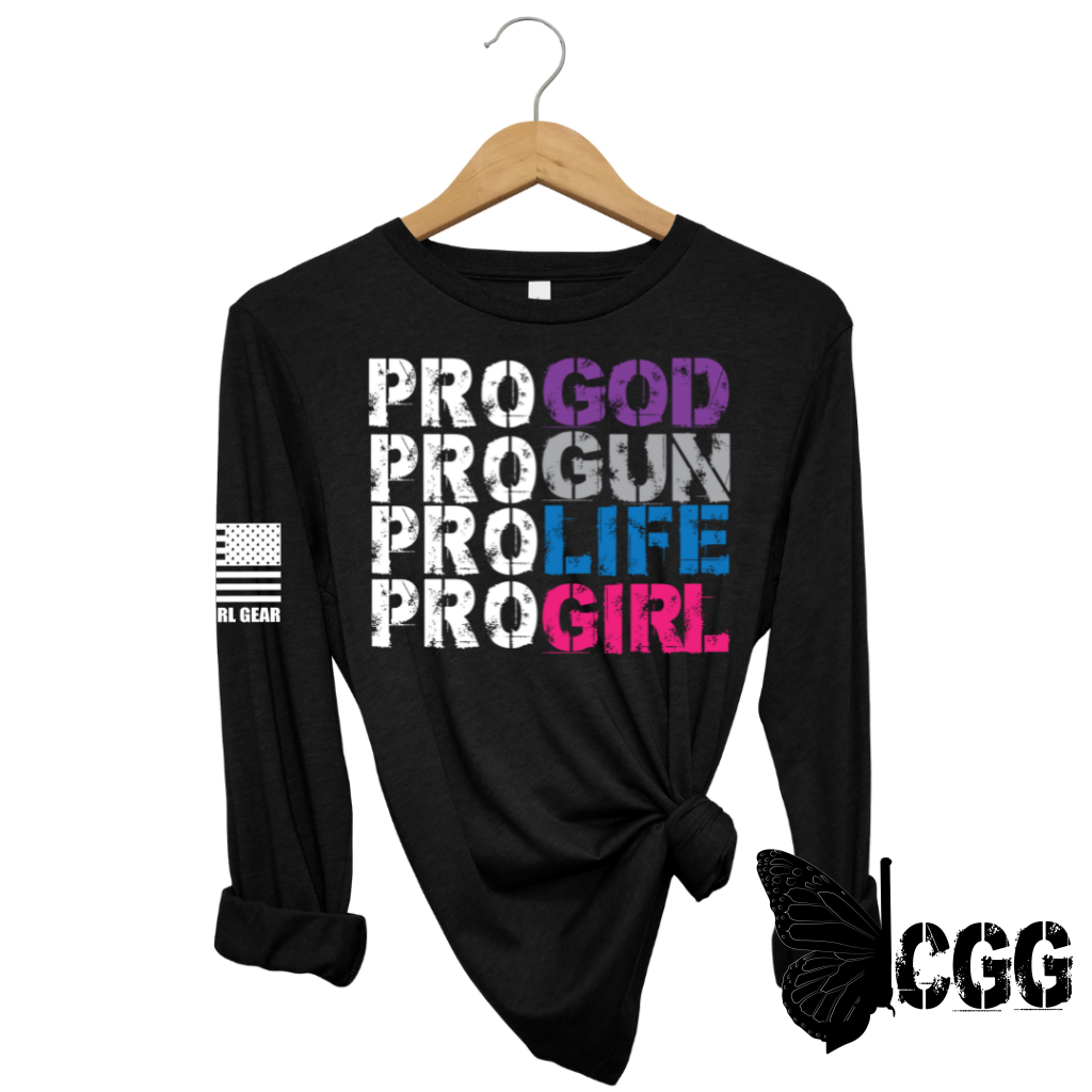 Pros Long Sleeve Black / Xs