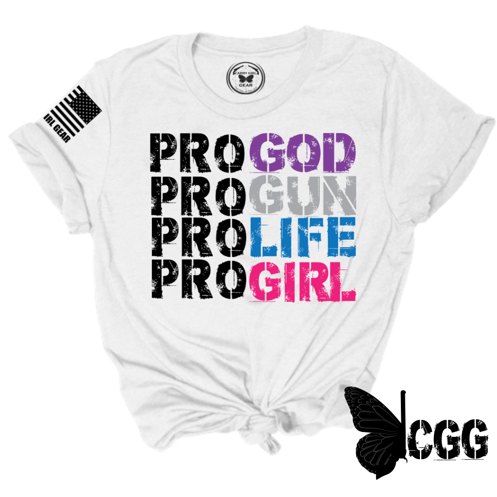 Pros Tee Xs / White Unisex Cut Cgg Perfect Tee