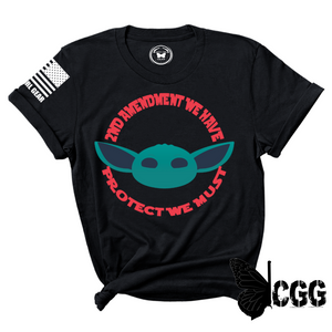 Protect We Must Tee Xs / Black Unisex Cut Cgg Perfect Tee