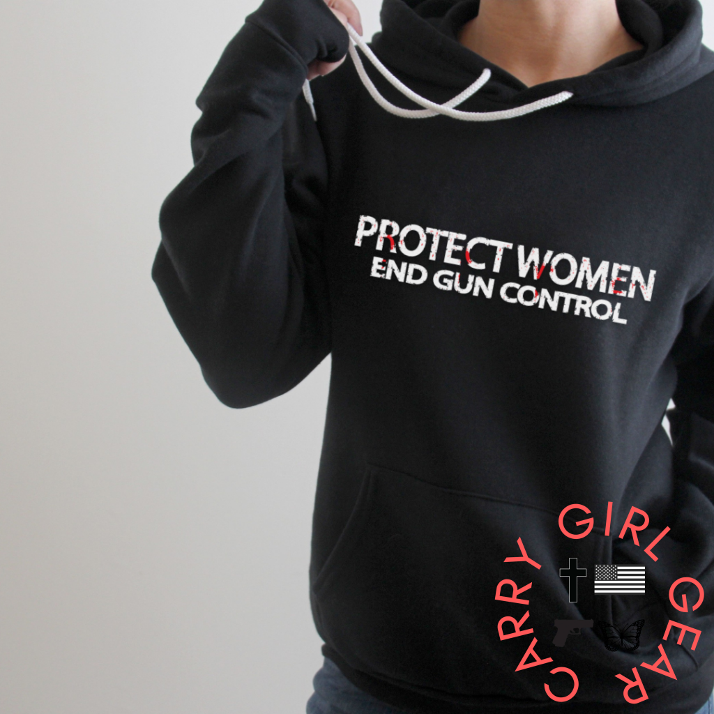 Protect Women Hoodie & Sweatshirt Pullover / Black Xs