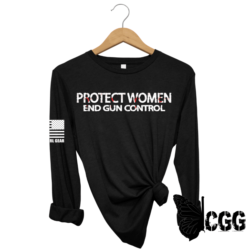 Protect Women Long Sleeve Black / Xs