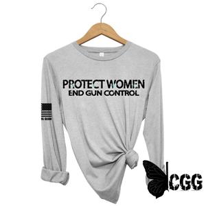 Protect Women Long Sleeve Steel / Xs