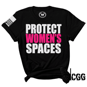 Protect Womens Spaces Tee Xs / Black Unisex Cut Cgg Perfect Tee