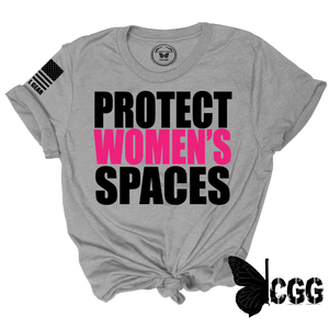 Protect Womens Spaces Tee Xs / Steel Unisex Cut Cgg Perfect Tee