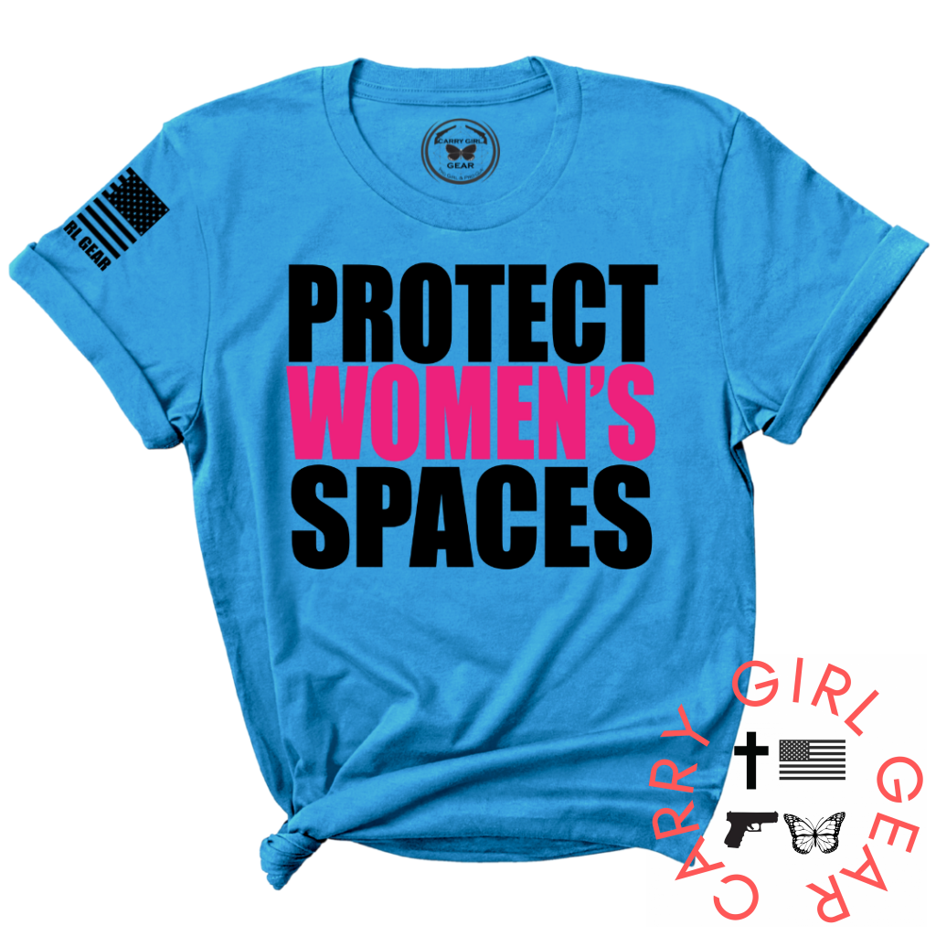 Protect Womens Spaces Tee Xs / Turquoise Unisex Cut Cgg Perfect Tee