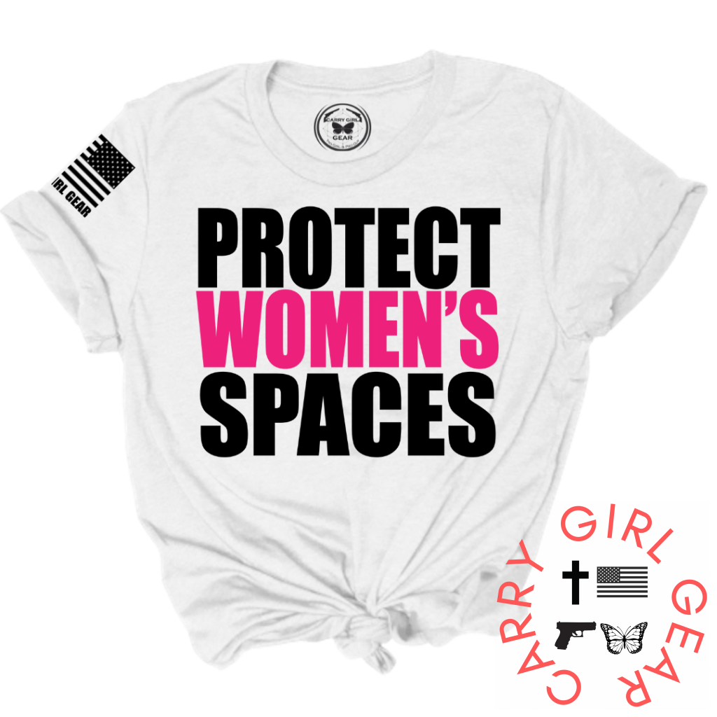 Protect Womens Spaces Tee Xs / White Unisex Cut Cgg Perfect Tee