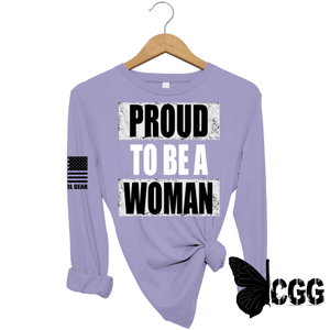 Proud To Be A Woman Sleeve Lavender / Xs