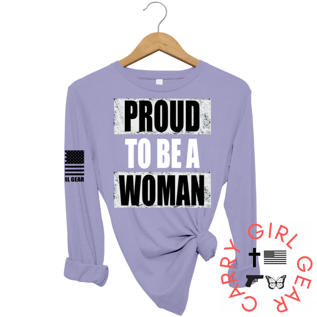 Proud To Be A Woman Sleeve Lavender / Xs