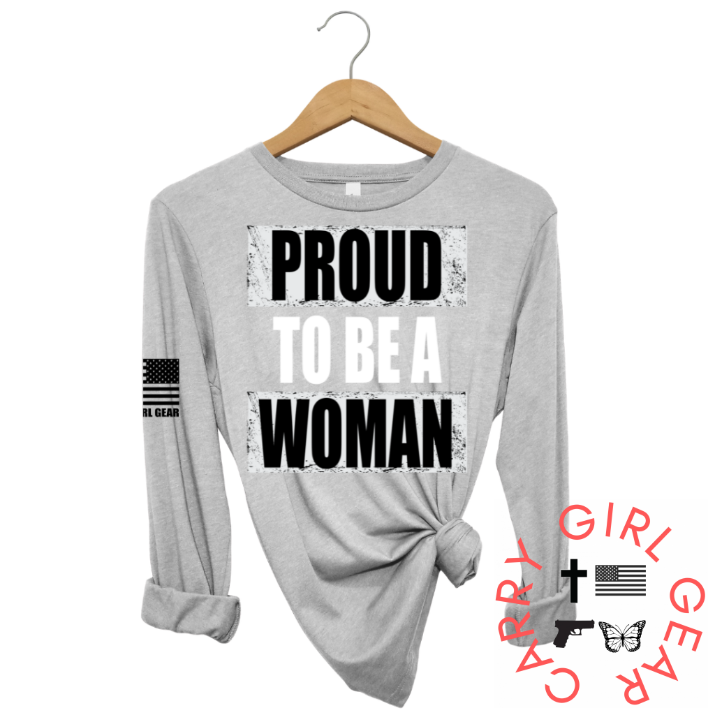 Proud To Be A Woman Sleeve Steel / Xs