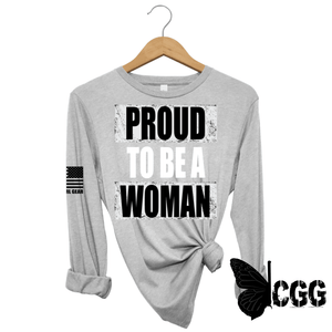 Proud To Be A Woman Sleeve Steel / Xs