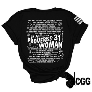 Proverbs 31 Tee Xs / Black Unisex Cut Cgg Perfect Tee