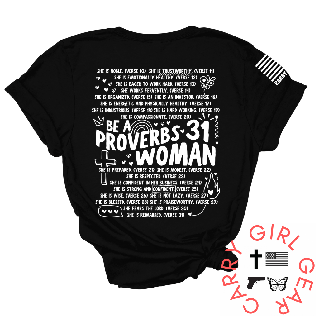 Proverbs 31 Tee Xs / Black Unisex Cut Cgg Perfect Tee