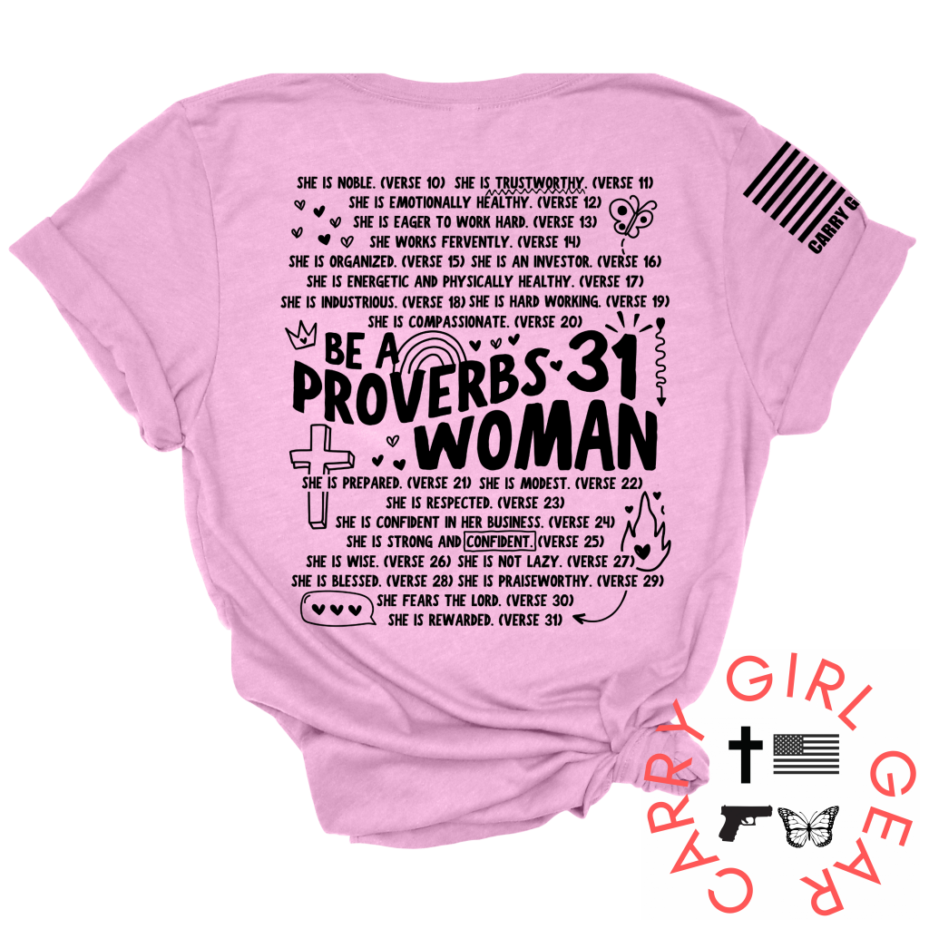 Proverbs 31 Tee Xs / Pink Unisex Cut Cgg Perfect Tee