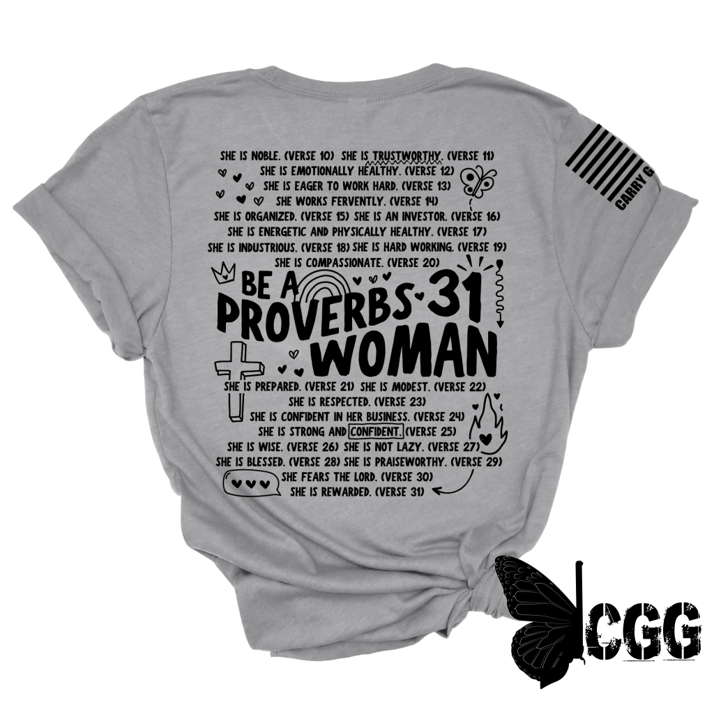 Proverbs 31 Tee Xs / Steel Unisex Cut Cgg Perfect Tee