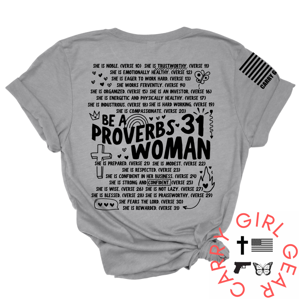 Proverbs 31 Tee Xs / Steel Unisex Cut Cgg Perfect Tee