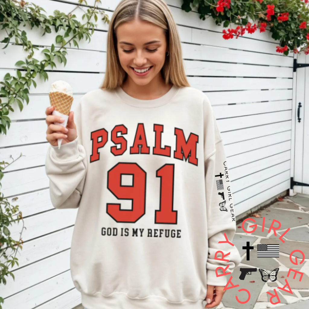 PSLAM 91 VARSITY CREW Faithful Cream / XS