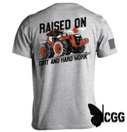 Raised On Dirt And Hard Work Sport Grey / S Tee Nc - Apparel