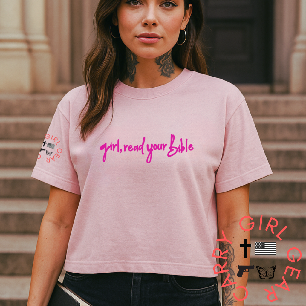 READ YOUR BIBLE PUFF BOXY TEE CGG PERFECT TEE