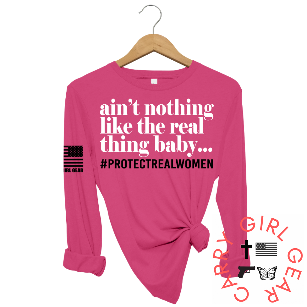 Real Thing Baby Long Sleeve Berry / Xs