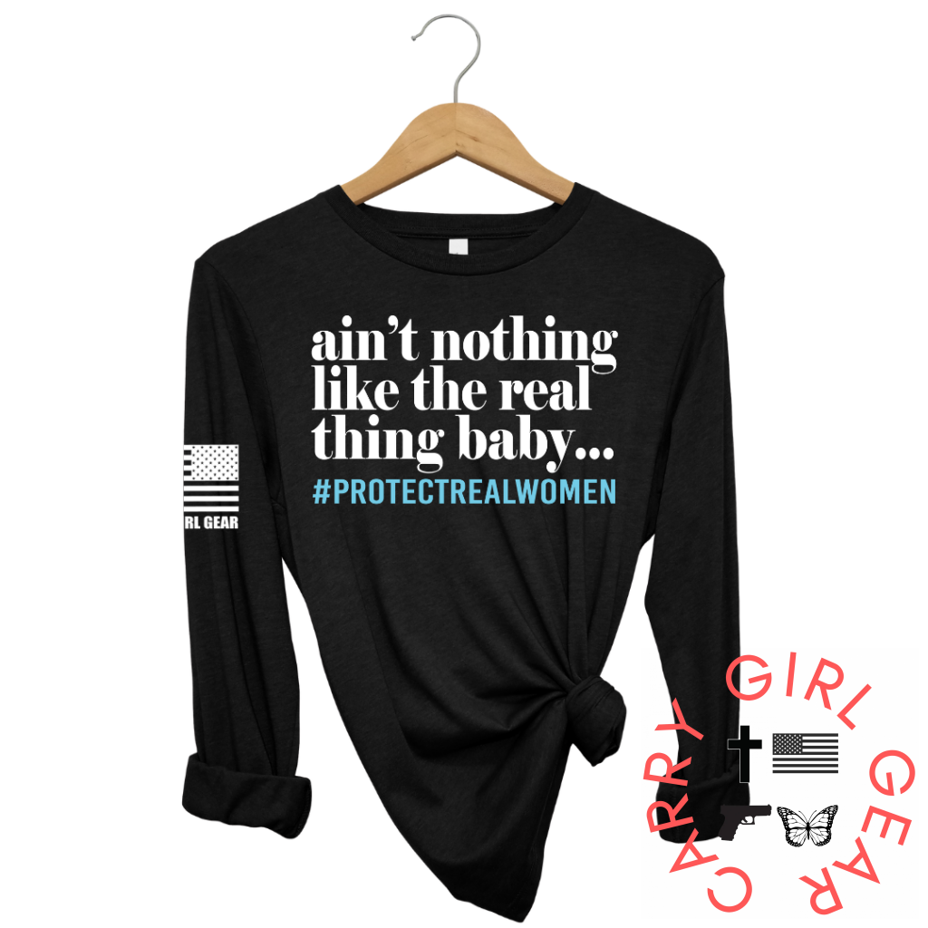 Real Thing Baby Long Sleeve Black / Xs