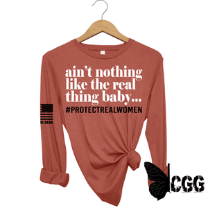 Real Thing Baby Long Sleeve Clay / Xs